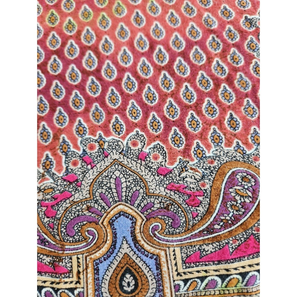 Parsley & Sage XL Vanessa Tunic Top Pink Paisley Floral Boho Fairy CottageCore - Picture 13 of 14